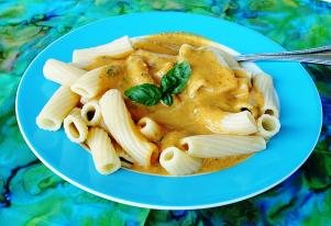 Pasta mit Kürbissahnesauce
