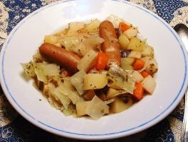 Bunter Weißkohleintopf