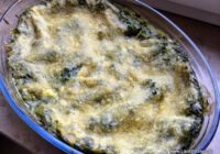 Vegane Spinatlasagne