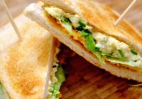 Veganes Eiersalat Sandwich